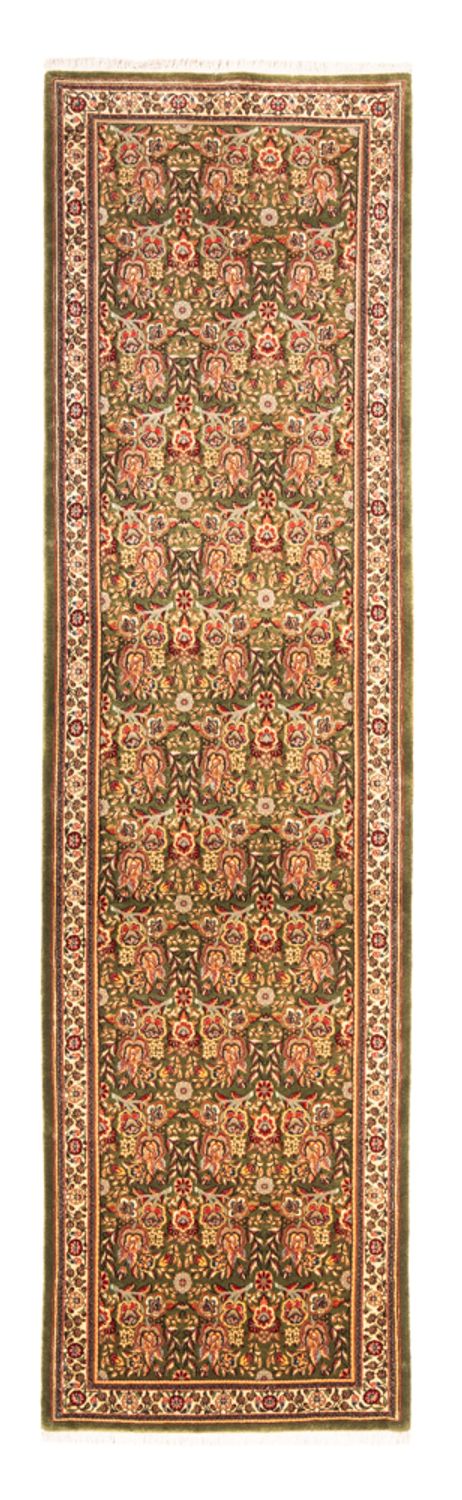 Corredor Tapete persa - Ghom - 295 x 80 cm - verde