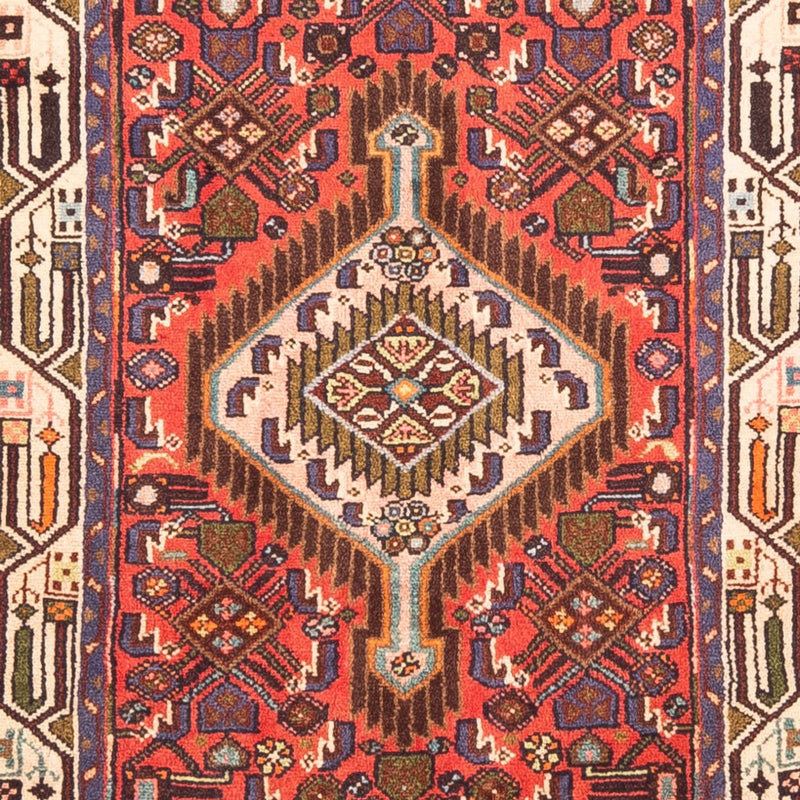 Corredor Tapete Persa - Nomadic - 284 x 75 cm - vermelho