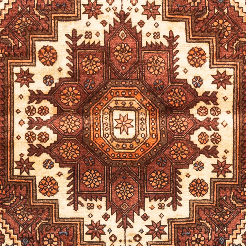 Tapete persa - Keshan - 148 x 100 cm - bege escuro