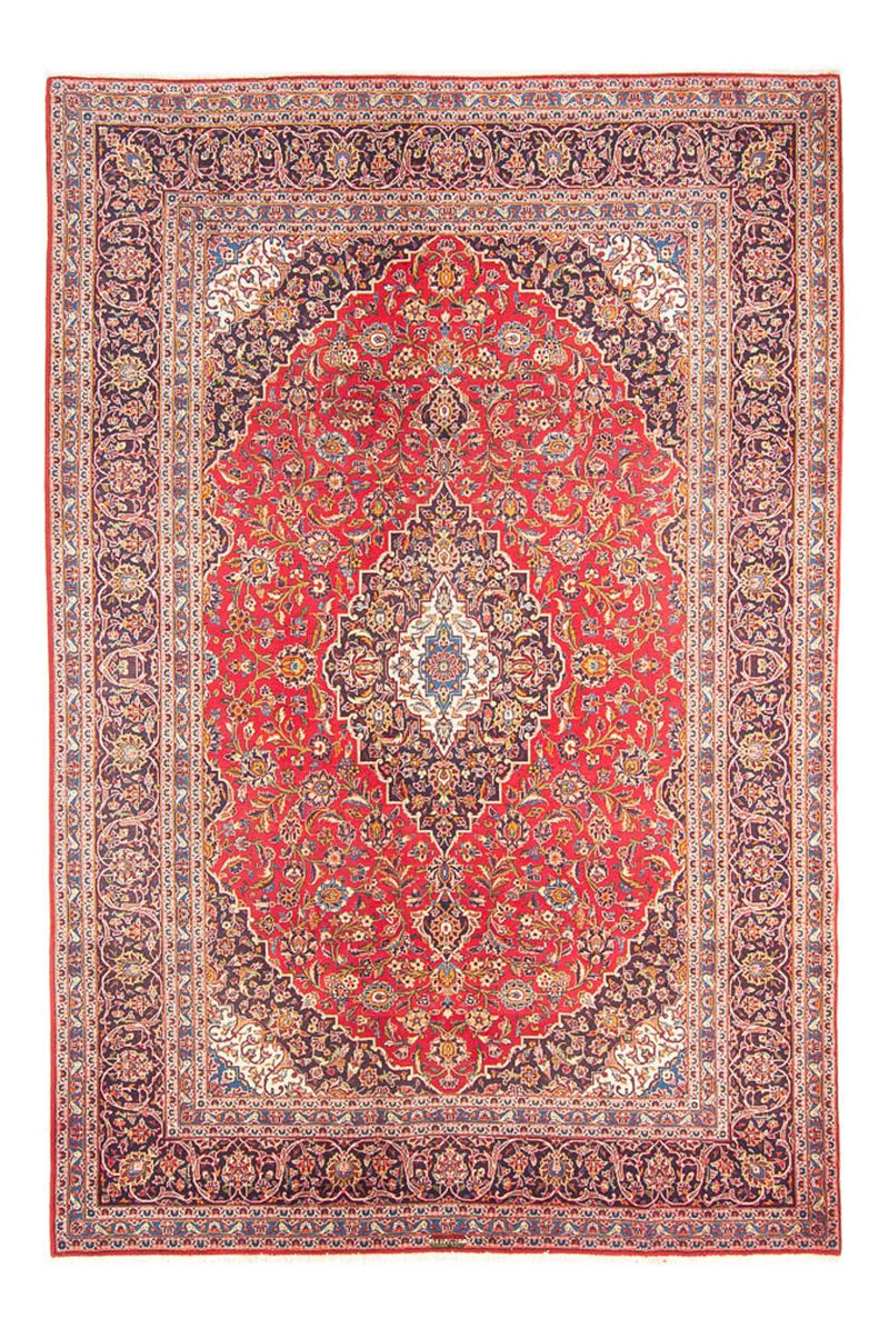 Tapete persa - Keshan - 297 x 207 cm - vermelho
