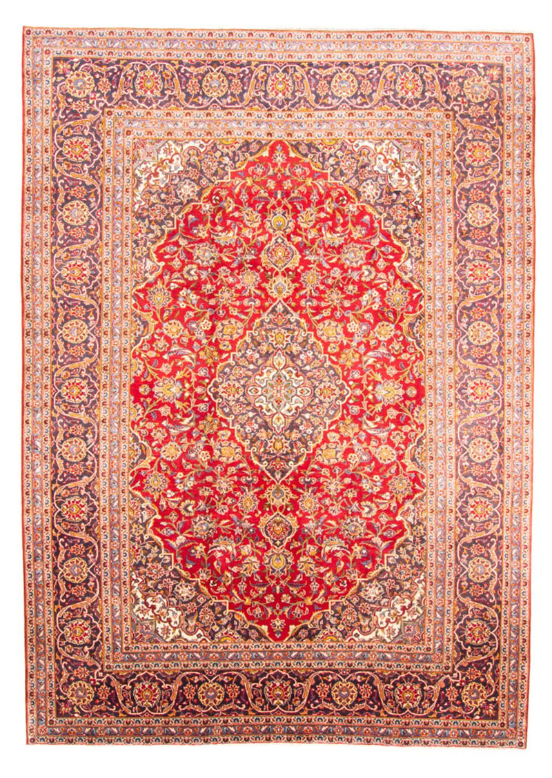 Tapete persa - Keshan - 344 x 243 cm - vermelho