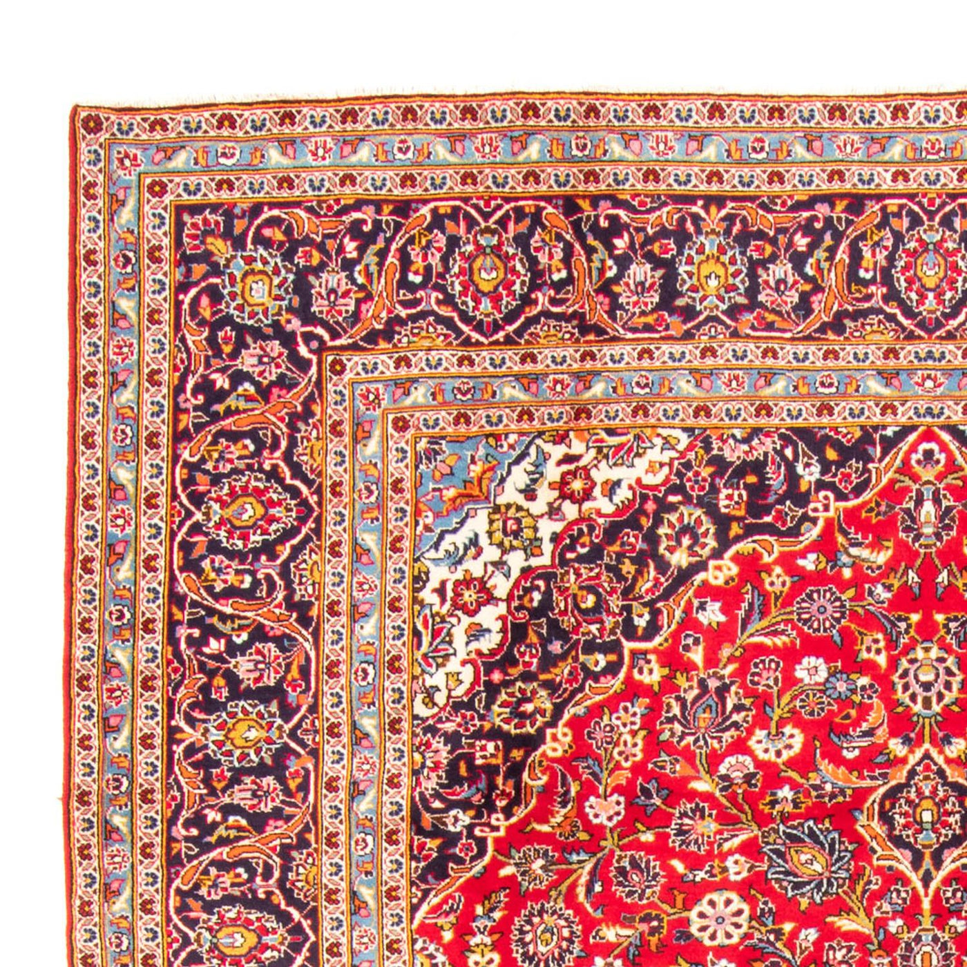 Tapete persa - Keshan - 340 x 247 cm - vermelho