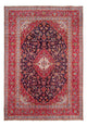 Tapete persa - Keshan - 353 x 246 cm - azul escuro