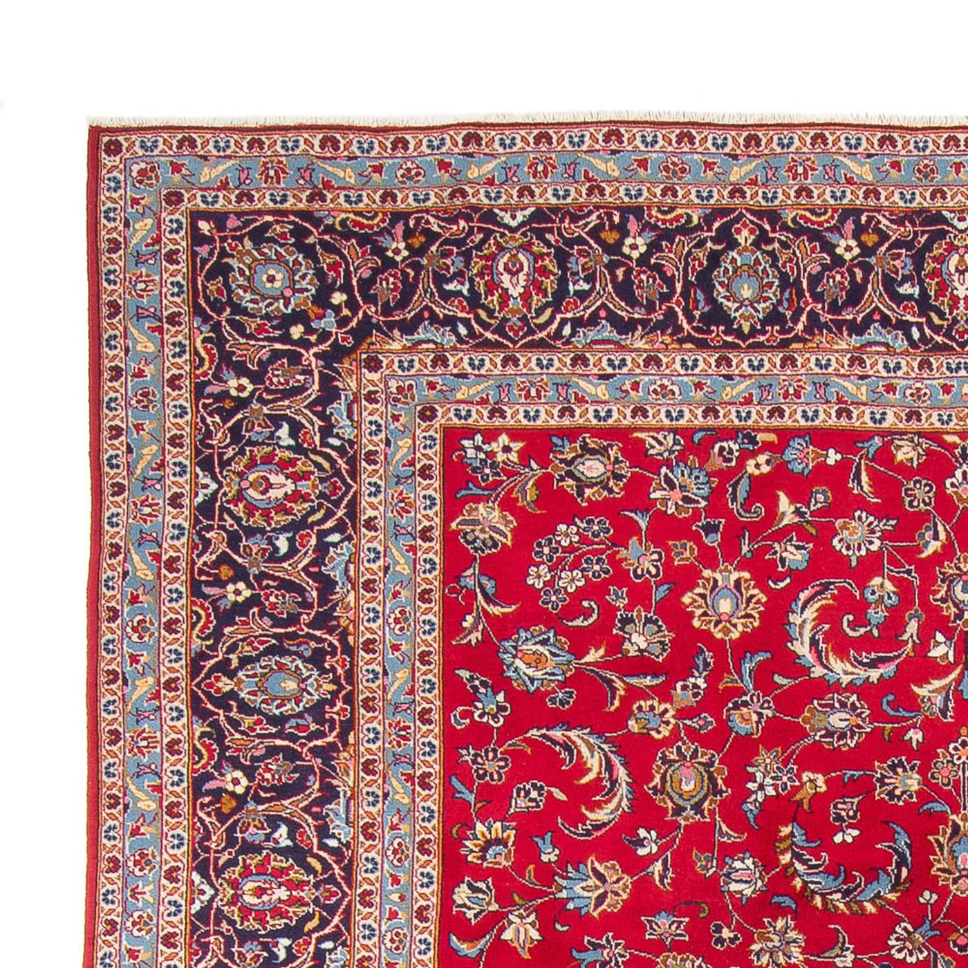 Tapete persa - Keshan - 358 x 243 cm - vermelho