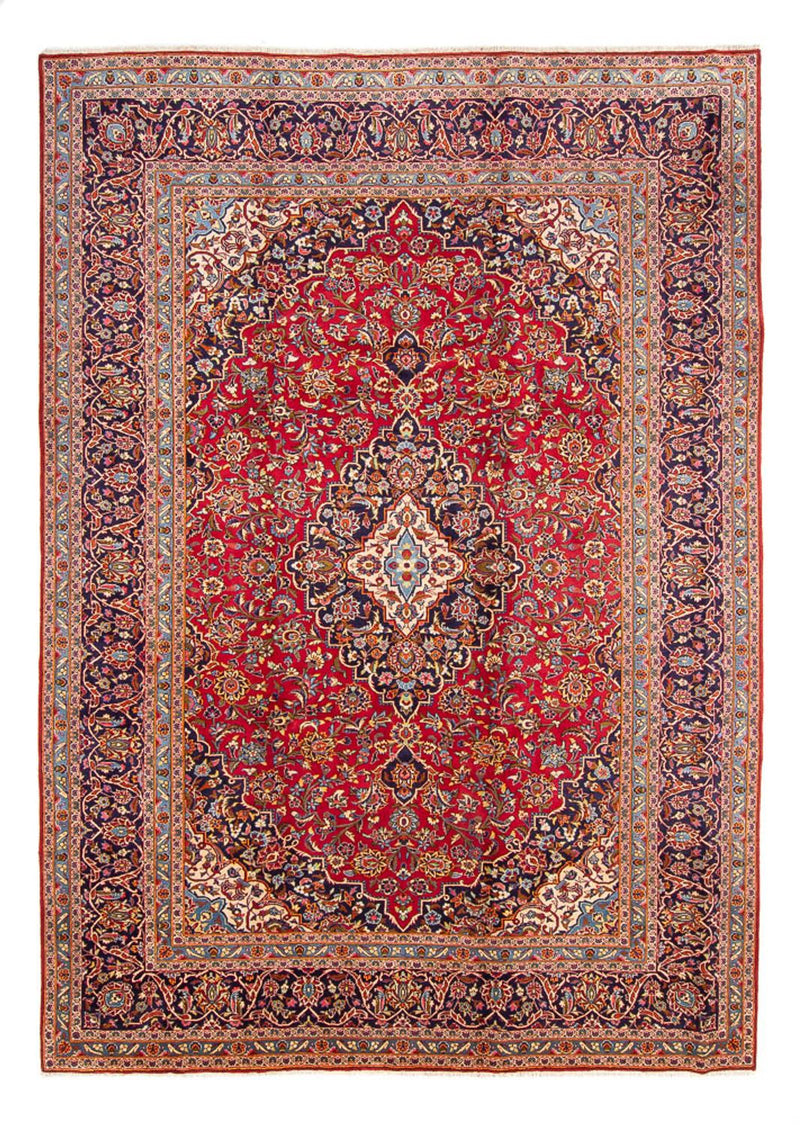 Tapete persa - Keshan - 355 x 255 cm - ferrugem