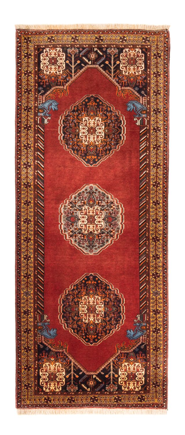 Corredor Tapete Persa - Nomadic - 207 x 84 cm - vermelho