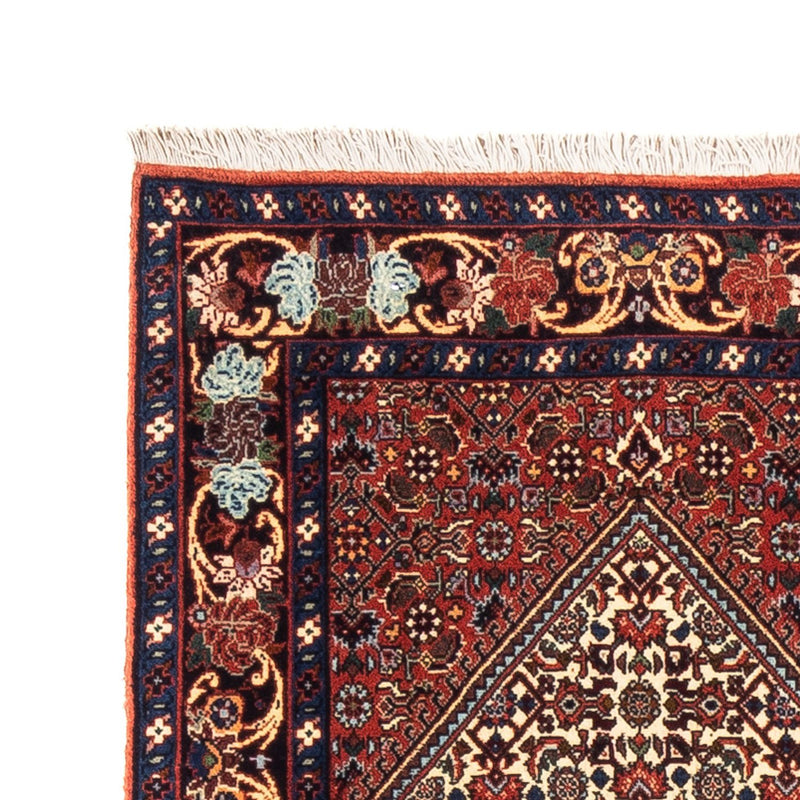 Corredor Tapete Persa - Bijar - 214 x 62 cm - vermelho