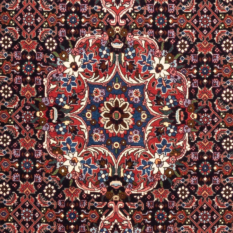 Corredor Tapete Persa - Bijar - 200 x 76 cm - azul escuro