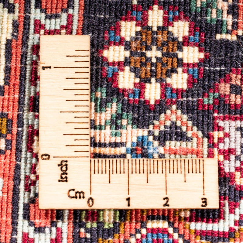 Corredor Tapete Persa - Bijar - 200 x 76 cm - azul escuro