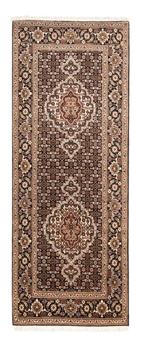 Corredor Tapete Persa - Tabriz - Royal - 196 x 75 cm - azul escuro – product image