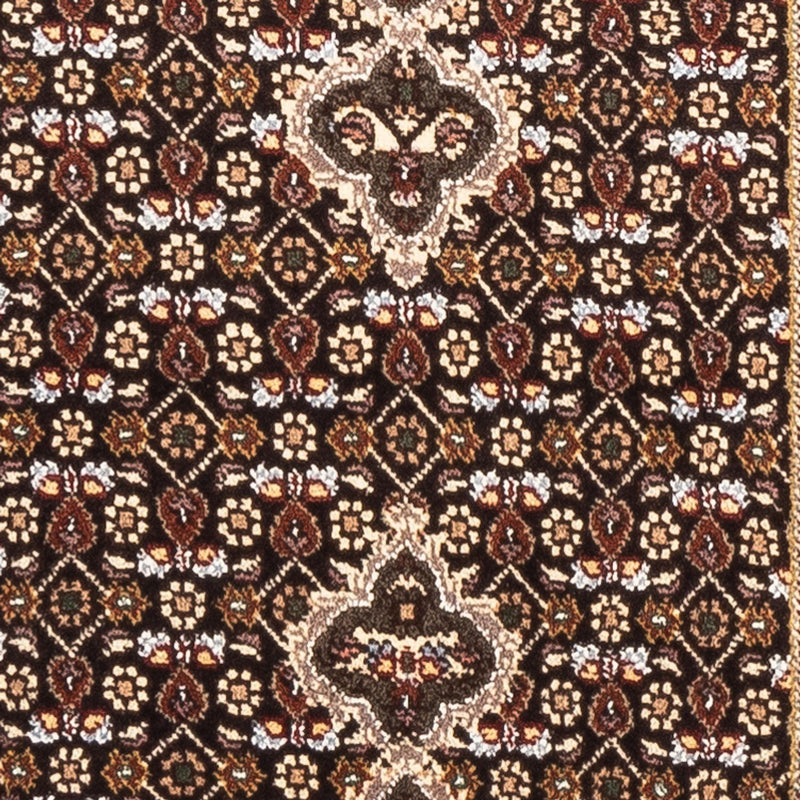 Corredor Tapete Persa - Tabriz - Royal - 196 x 75 cm - azul escuro