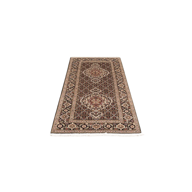 Corredor Tapete Persa - Tabriz - Royal - 196 x 75 cm - azul escuro