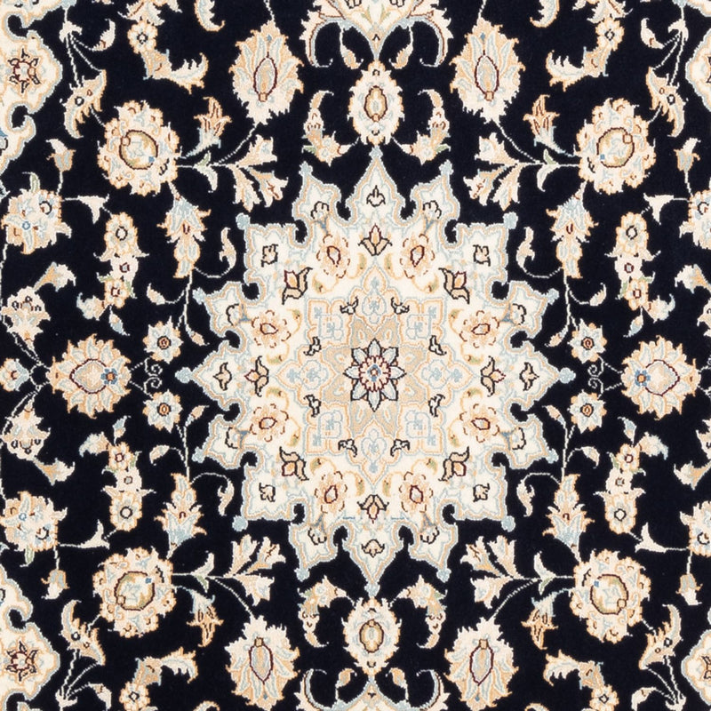 Tapete Persa - Nain - Premium - 183 x 119 cm - azul escuro