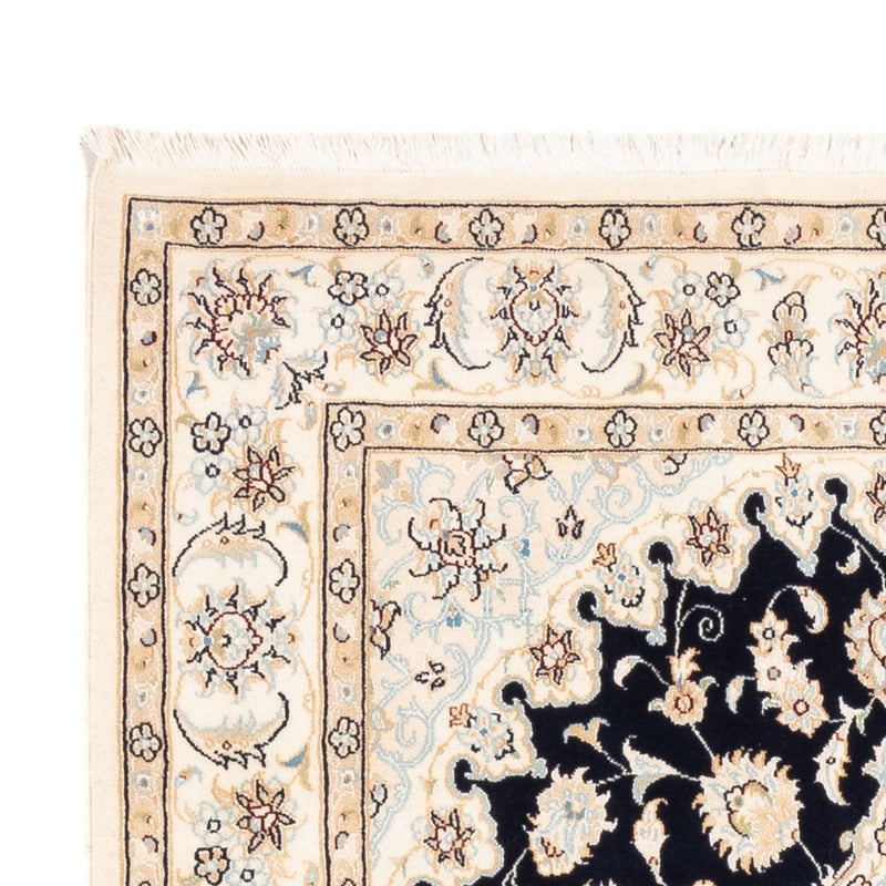 Tapete Persa - Nain - Premium - 183 x 119 cm - azul escuro