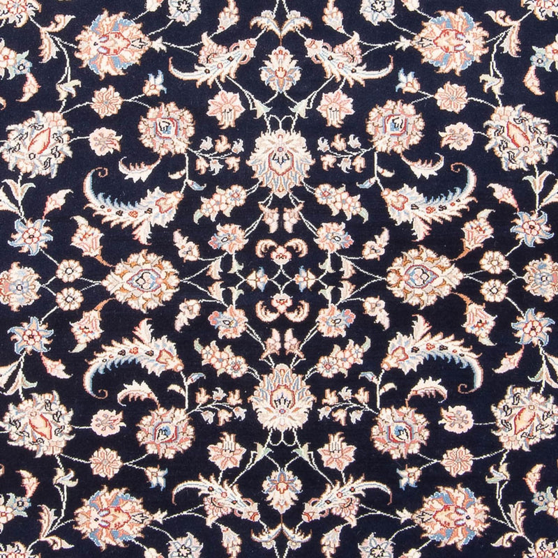 Tapete Persa - Tabriz - Royal - 203 x 147 cm - azul escuro