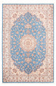 Tapete Persa - Tabriz - Royal - 298 x 197 cm - azul claro