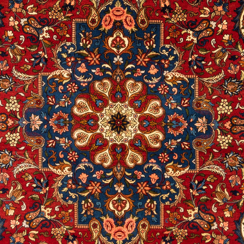 Tapete Persa - Bijar - Royal - 296 x 204 cm - azul escuro