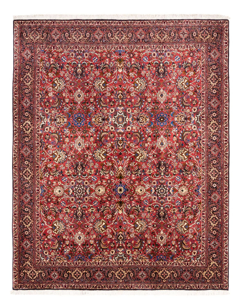 Tapete Persa - Bijar - Royal - 246 x 197 cm - bordeaux vermelho