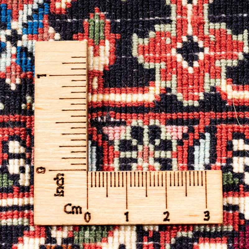 Tapete Persa - Bijar - Royal - 246 x 197 cm - bordeaux vermelho