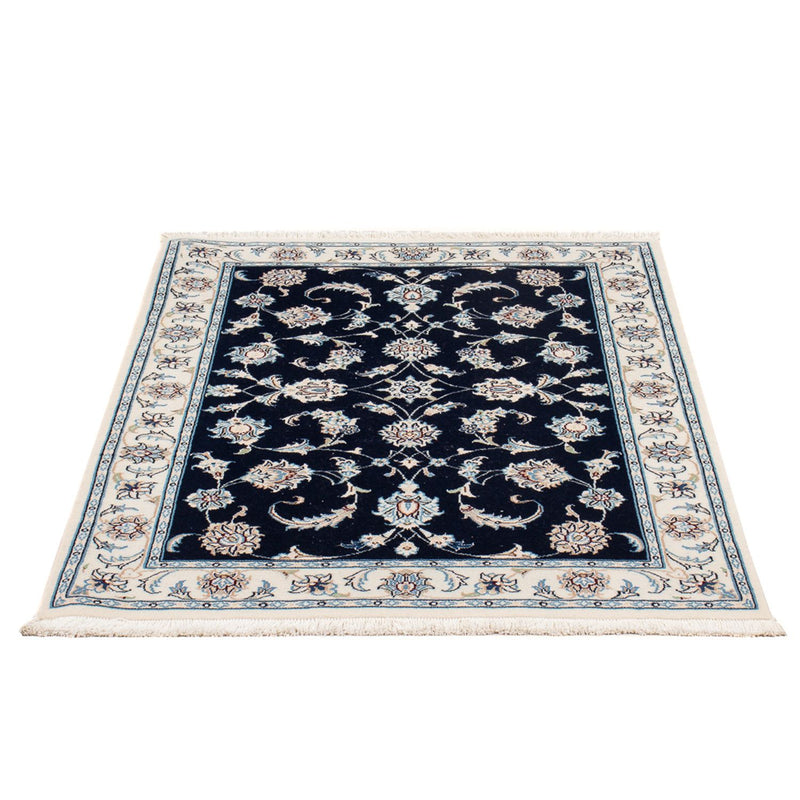 Tapete Persa - Nain - Premium - 119 x 82 cm - azul escuro