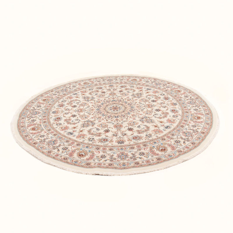 Tapete Persa - Tabriz - Royal ronda  - 197 x 194 cm - creme