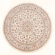 Tapete Persa - Tabriz - Royal ronda  - 199 x 197 cm - creme