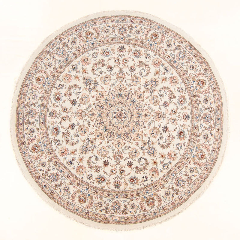 Tapete Persa - Tabriz - Royal ronda  - 199 x 197 cm - creme