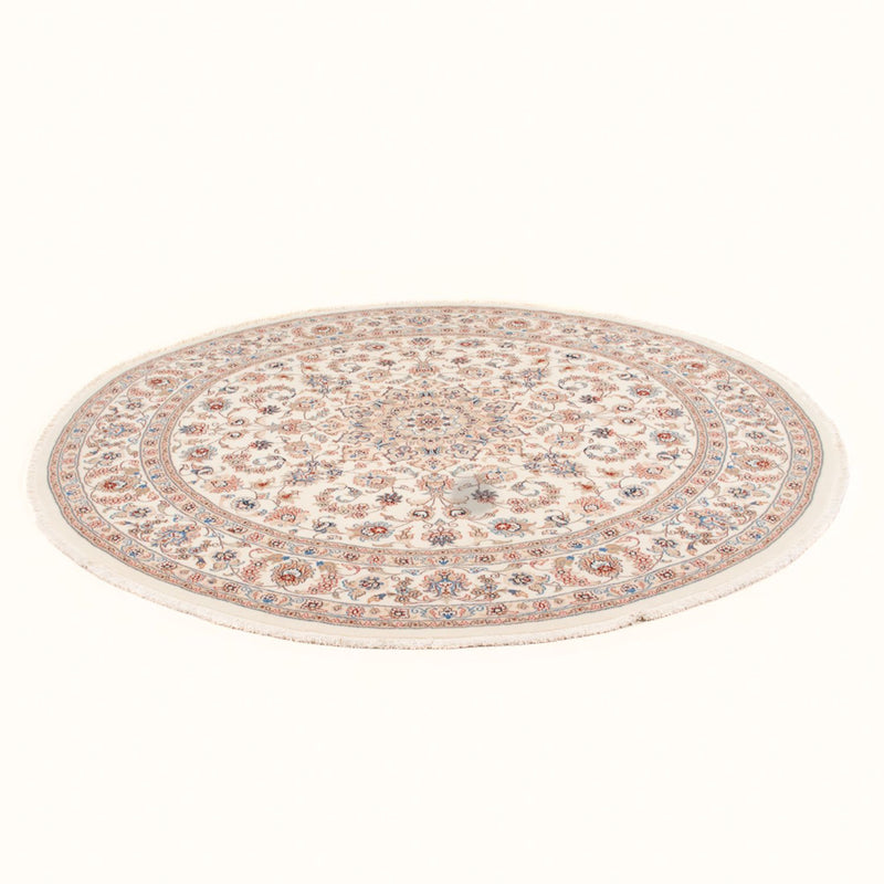 Tapete Persa - Tabriz - Royal ronda  - 199 x 197 cm - creme