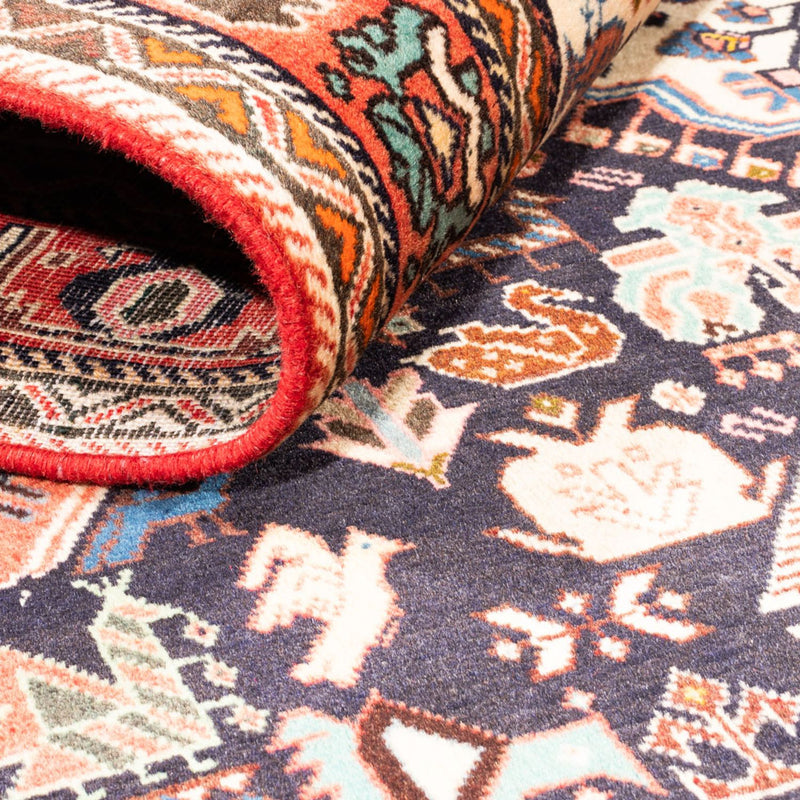 Tapete Persa - Nomadic - 252 x 155 cm - azul escuro