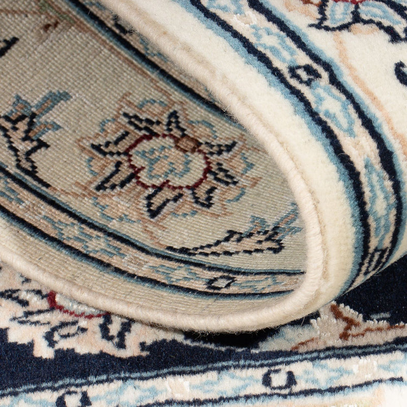 Tapete Persa - Nain - Premium - 115 x 80 cm - azul escuro