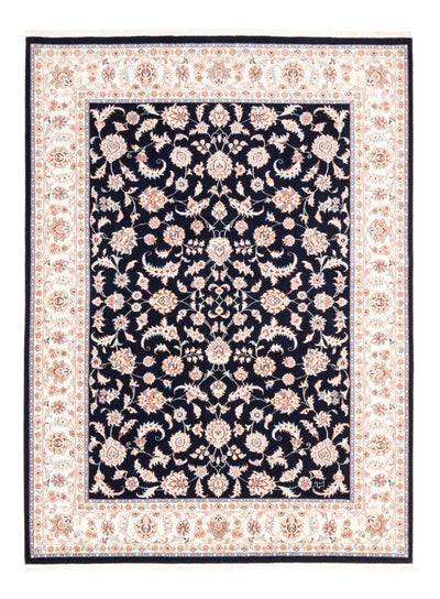 Tabriz Tapete 148x200cm - Tapete persa - azul escuro