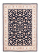 Tapete Persa - Tabriz - 200 x 150 cm - azul escuro
