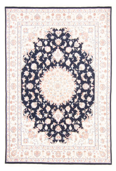 Tabriz - 50 Raj Tapete 167x237cm - Tapete persa - azul escuro