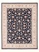 Tapete Persa - Tabriz - Royal - 201 x 149 cm - azul escuro