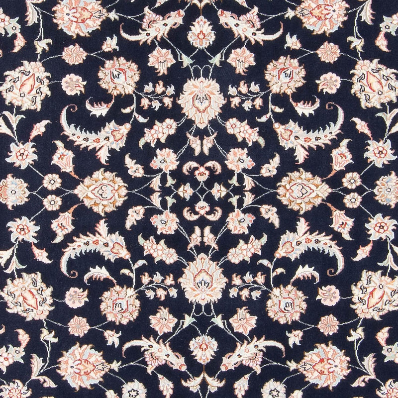 Tapete Persa - Tabriz - Royal - 201 x 149 cm - azul escuro