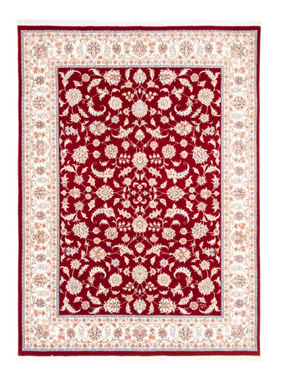 Tabriz Tapete 147x199cm - Tapete persa - vermelho