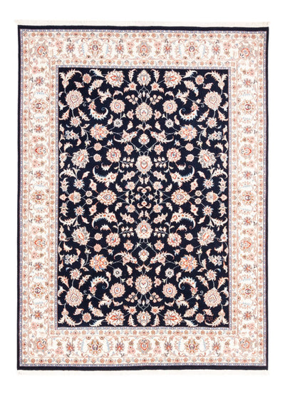 Tabriz Tapete 149x200cm - Tapete persa - azul escuro