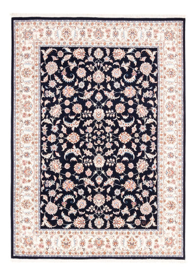 Tabriz Tapete 150x201cm - Tapete persa - azul escuro