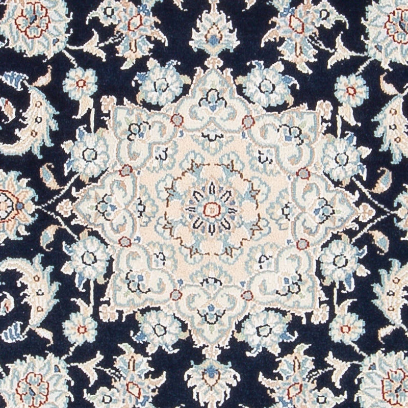 Tapete Persa - Nain - Premium - 117 x 80 cm - azul escuro