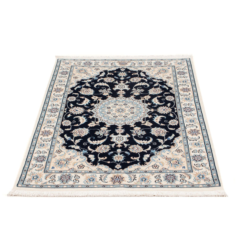Tapete Persa - Nain - Premium - 122 x 81 cm - azul escuro