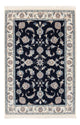 Tapete Persa - Nain - Premium - 121 x 78 cm - azul escuro