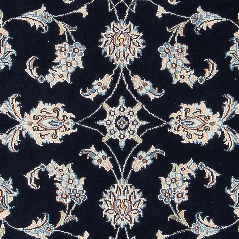 Tapete Persa - Nain - Premium - 121 x 78 cm - azul escuro