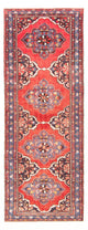 Corredor Tapete Persa - Bijar - 285 x 103 cm - vermelho