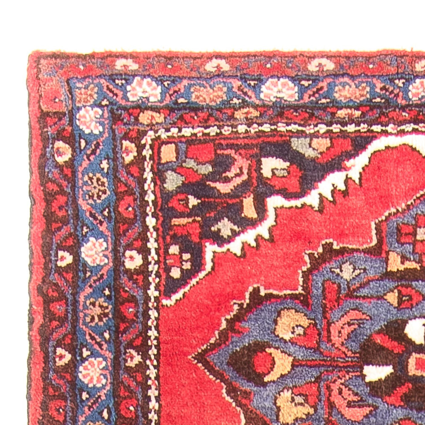 Corredor Tapete Persa - Bijar - 285 x 103 cm - vermelho
