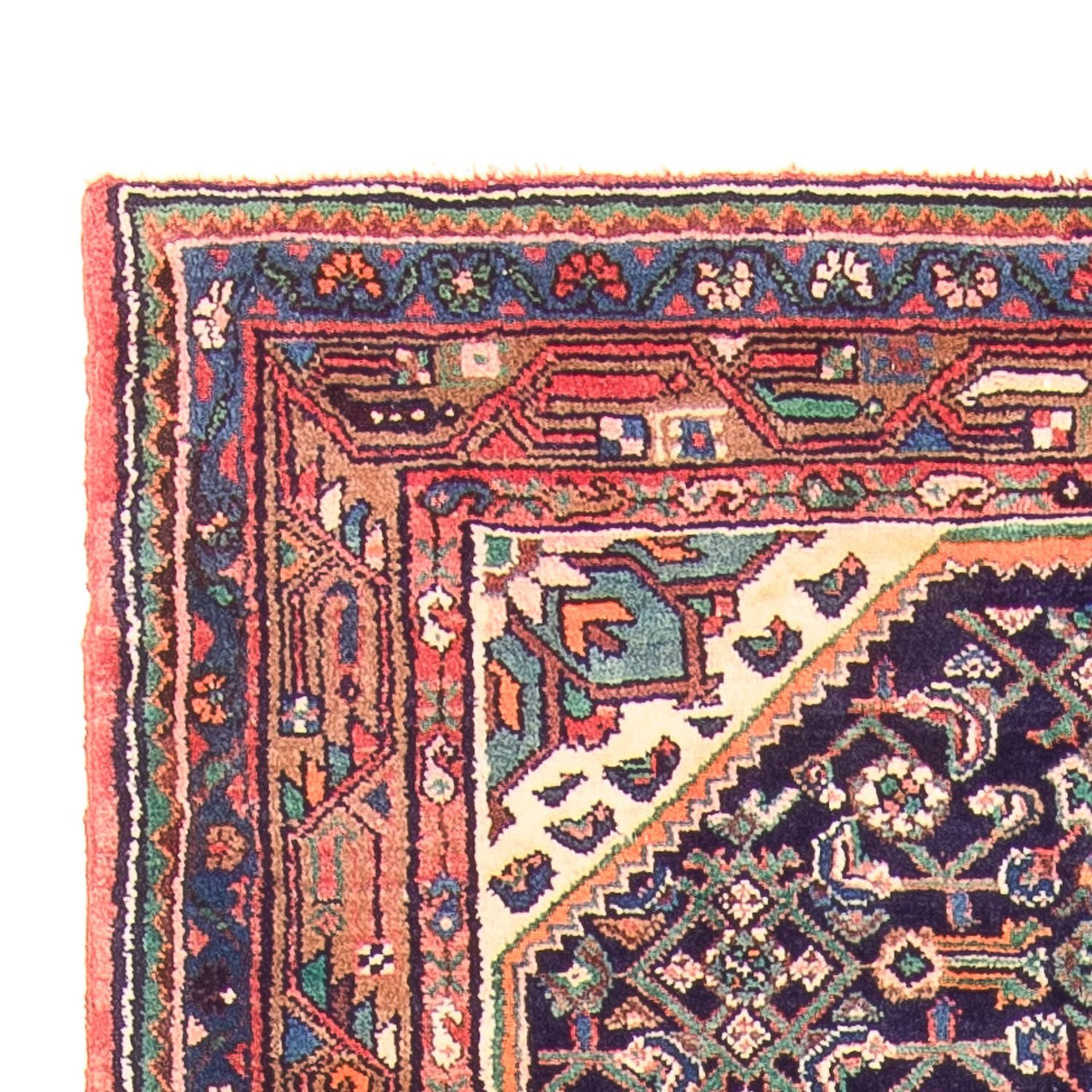 Corredor Tapete Persa - Nomadic - 324 x 111 cm - azul escuro