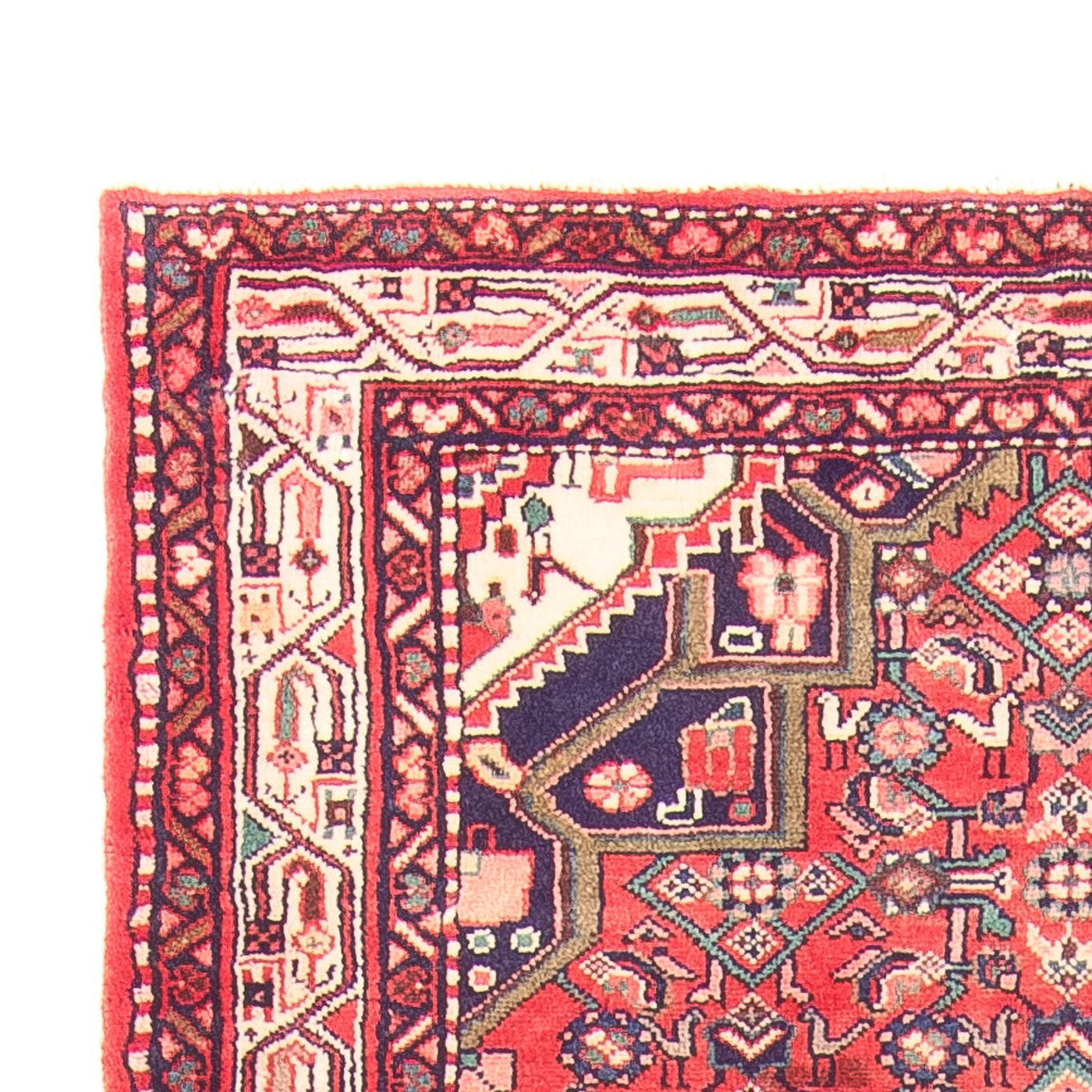 Corredor Tapete Persa - Nomadic - 318 x 110 cm - vermelho