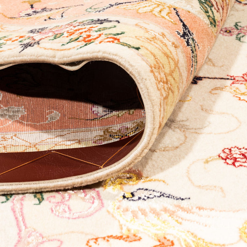 Tapete Persa - Tabriz - Royal praça  - 205 x 203 cm - creme