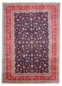 Tapete persa - Keshan - 295 x 200 cm - azul escuro – product image