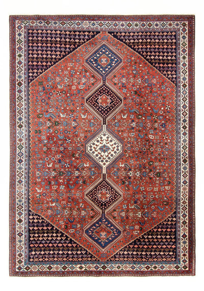 Yalameh Tapete 204x298cm - Tapete persa - vermelho
