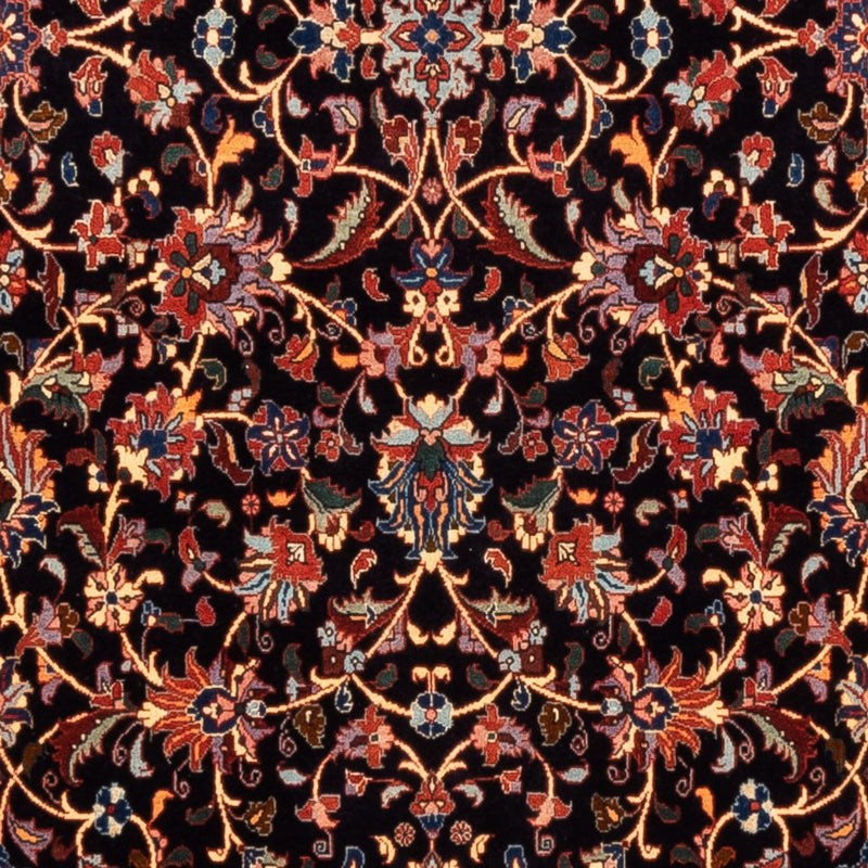 Tapete Persa - Bijar praça  - 250 x 248 cm - azul escuro